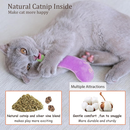 Catnip Farm Veggie Plush Toys (5-Pack)