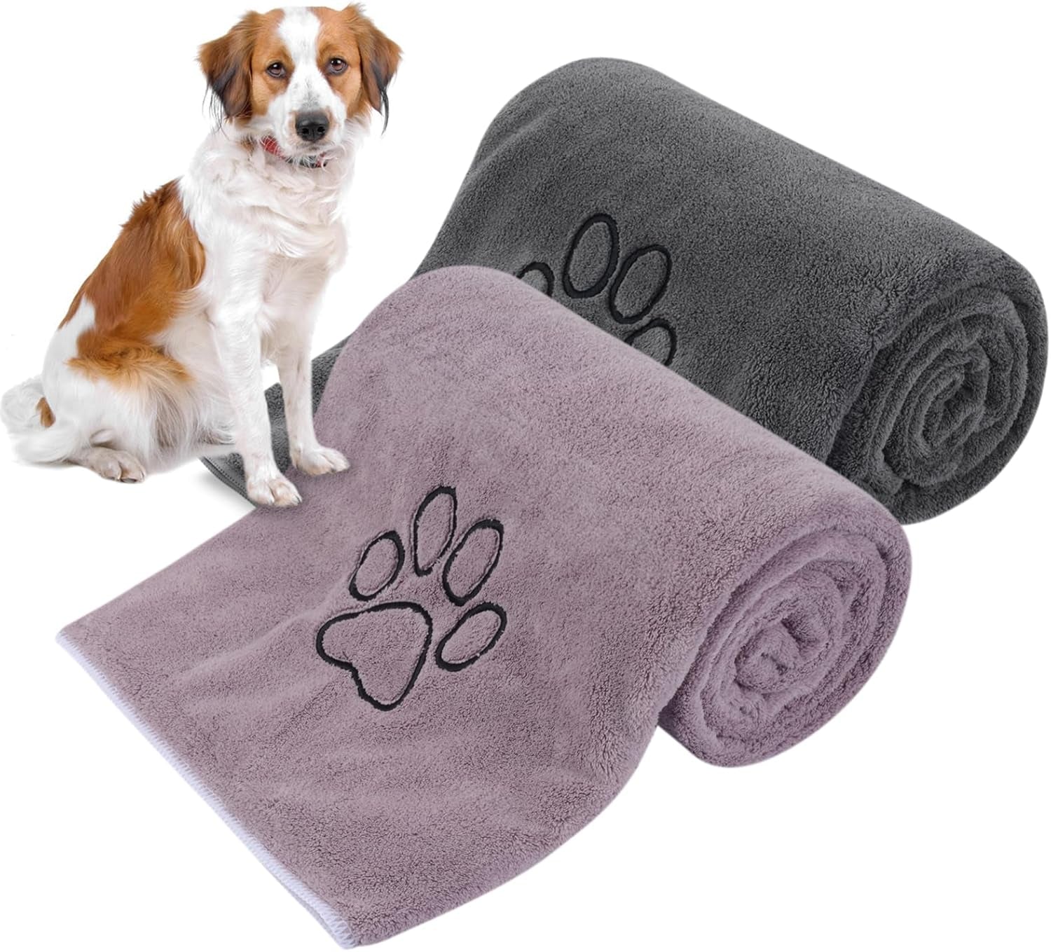 Ultra-Absorbent Microfiber Pet Towel – Fast Drying, Soft & Cozy 