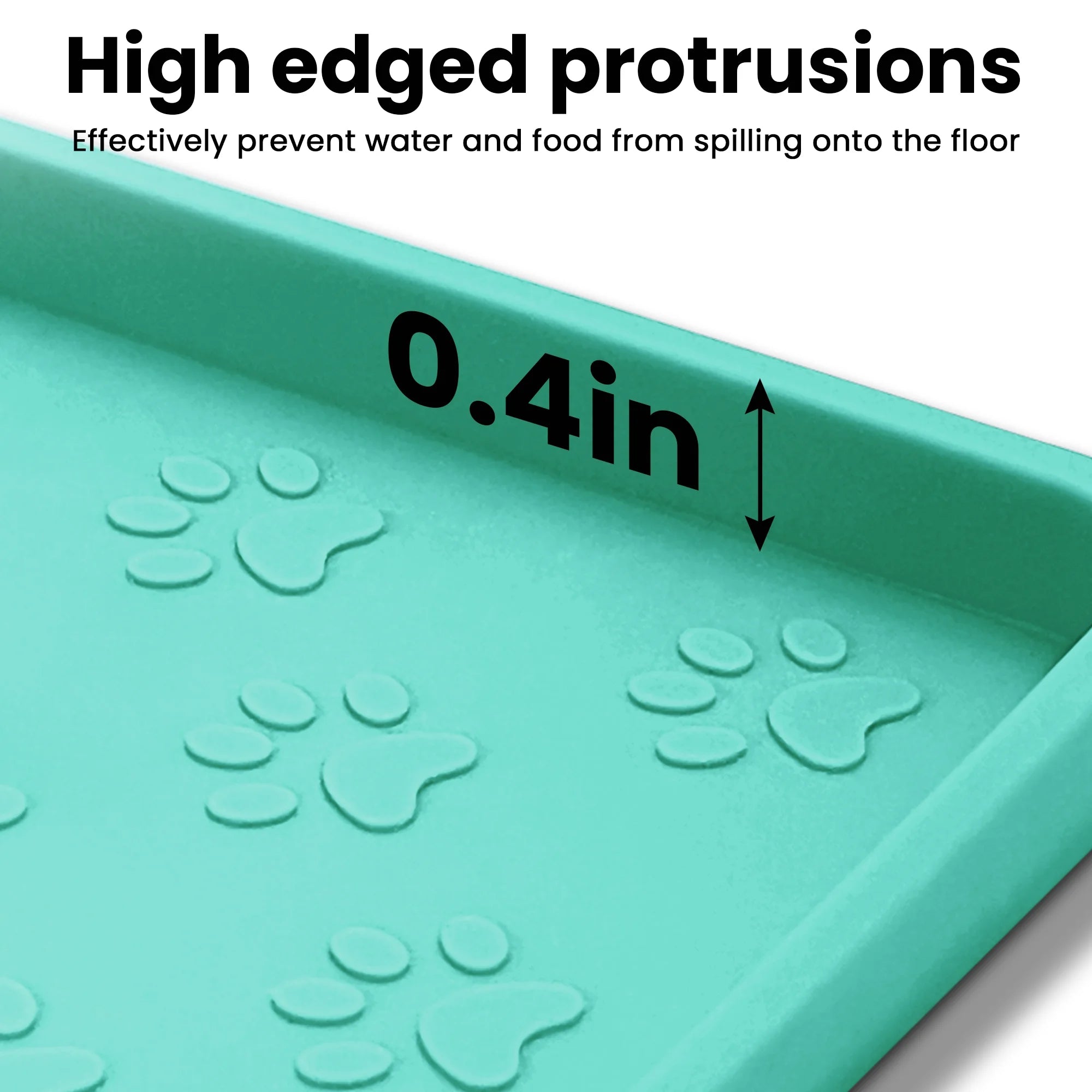 Silicone Dog Food Mat – Waterproof, Non-Spill