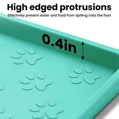 Silicone Dog Food Mat – Waterproof, Non-Spill
