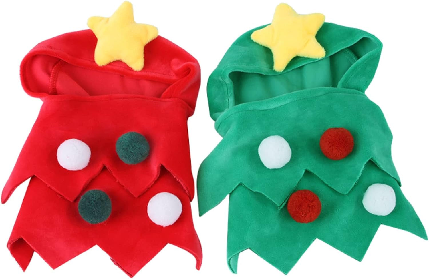 Christmas Tree Pet Costume – Cute Holiday Cape for Cats & Small Dogs