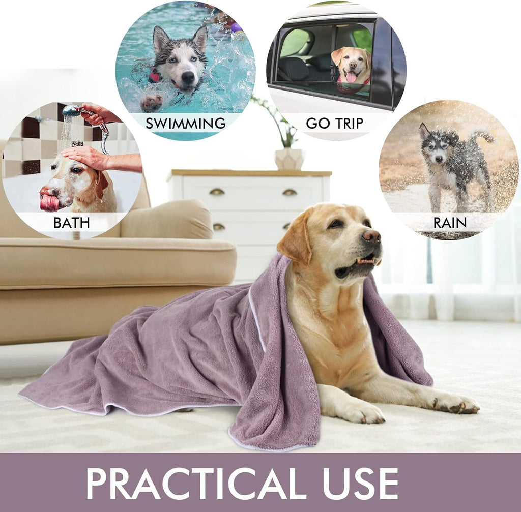Ultra-Absorbent Microfiber Pet Towel – Fast Drying, Soft & Cozy 