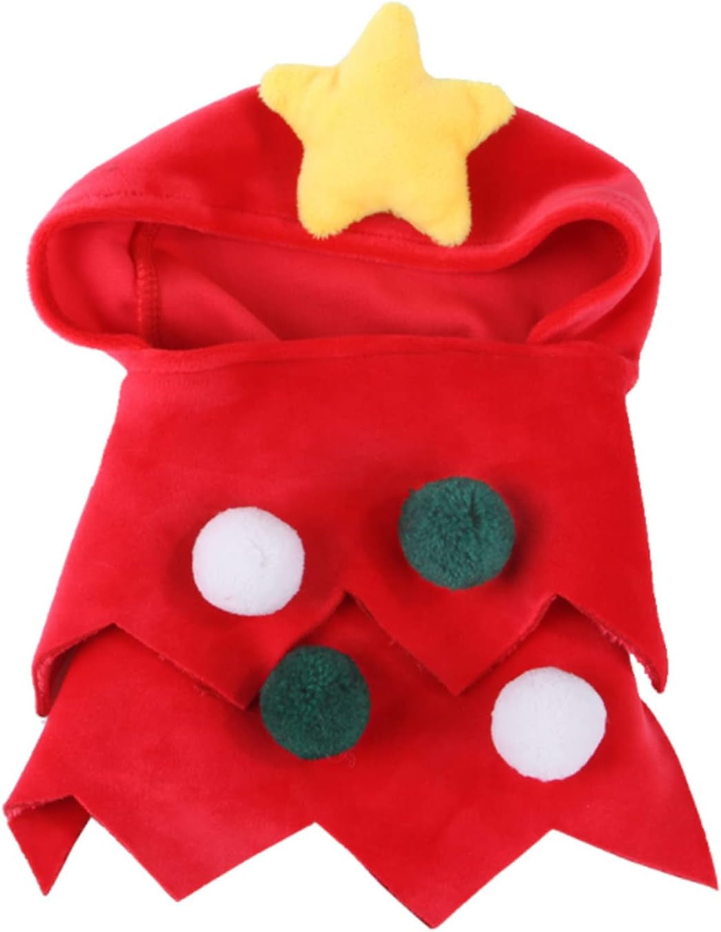Christmas Tree Pet Costume – Cute Holiday Cape for Cats & Small Dogs