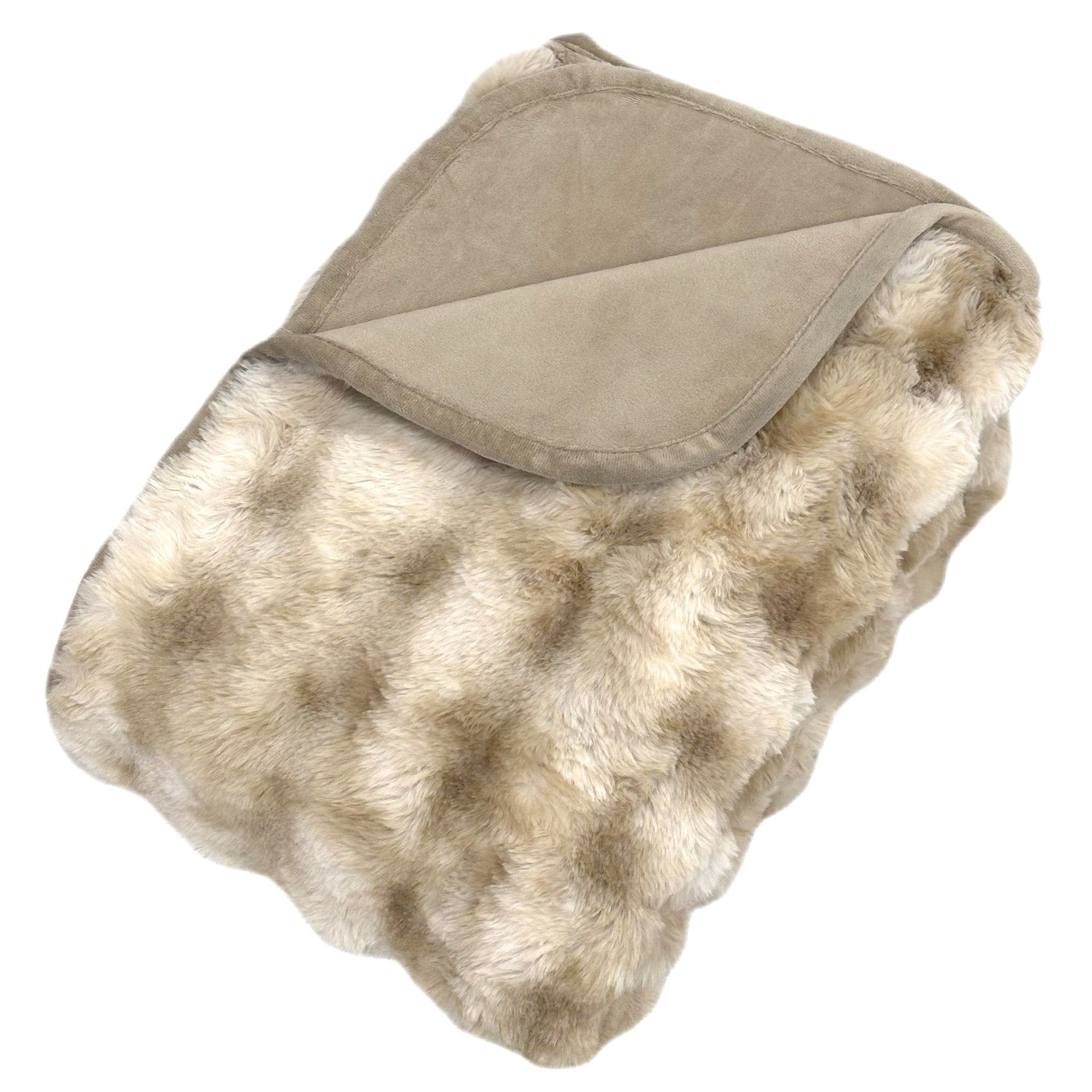 Brentwoof Oversized Waterproof Pet Blanket and Furniture Protector, Bubble Fur