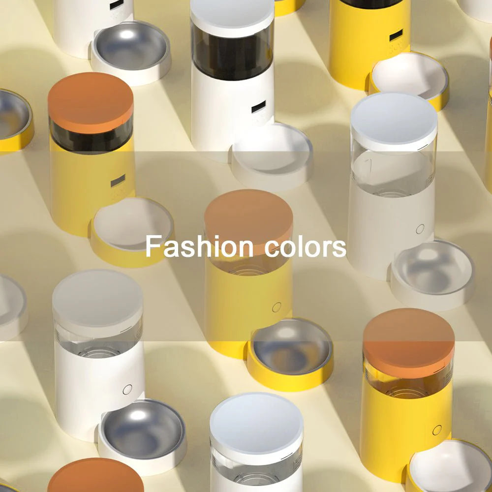 HEYBO Automatic Cat Feeder – Wi-Fi Smart, Rechargeable, 30-Day Battery Life